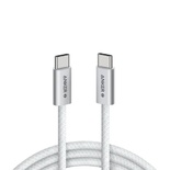 كابل Anker USB-C إلى USB-C (1 متر، 240 وات) أبيض