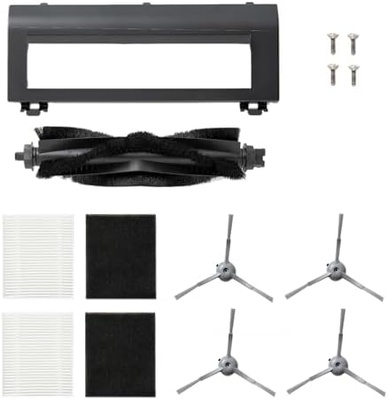 مجموعة ملحقات بديلة لـ eufy Clean RoboVac L60 (أسود)