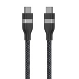 كابل Anker USB-C إلى USB-C (6 قدم، 240 وات، مغلف) أسود