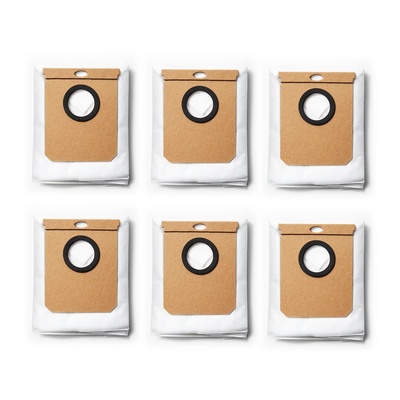 أكياس غبار eufy Clean ذاتية التفريغ (6 قطع) لسلسلة L50/L60 (أبيض)