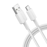 كابل PowerLine 322 USB-C إلى USB 6 قدم أبيض