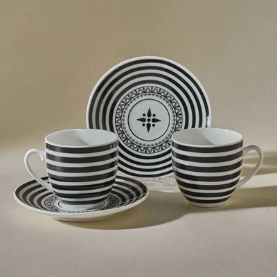 طقم فناجين قهوة كاراجا 2 قطعة ، 80 مل