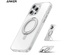 كفر Anker iPhone 16 Magnetic شفاف مع قاعدة 360 درجة لـ iPhone 16 Pro