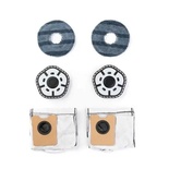 حامل ممسحة وملابس ممسحة وأكياس غبار لـ eufy RoboVac C20 (أبيض)