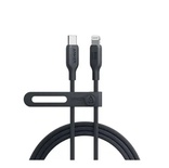 كابل Anker 542 USB-C إلى Lightning (6 قدم مغلف) أسود